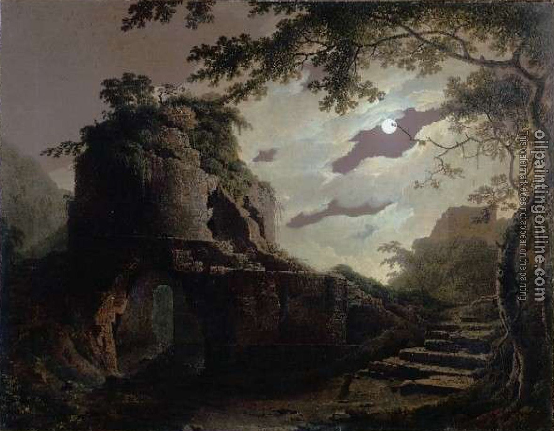 Joseph Wright of Derby - Virgil's Tomb